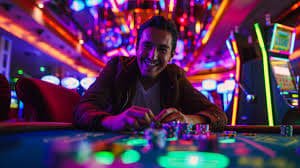 Popular slot game interface showing colorful reels and bonus features